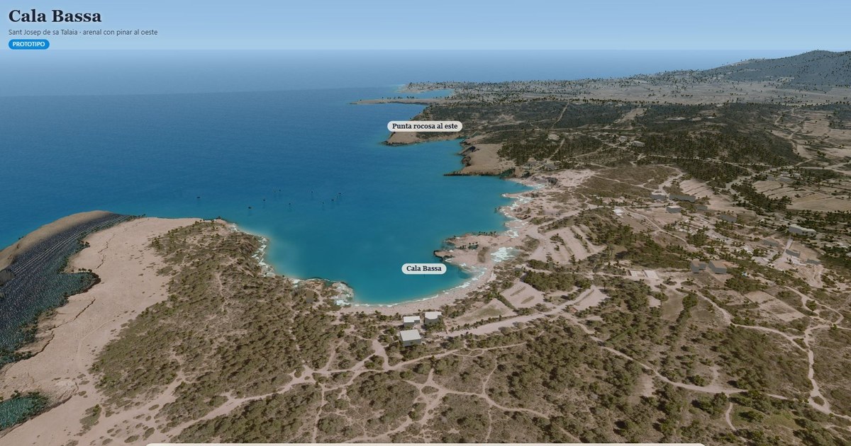 Virtueller 3D-Rundgang · Cala Bassa