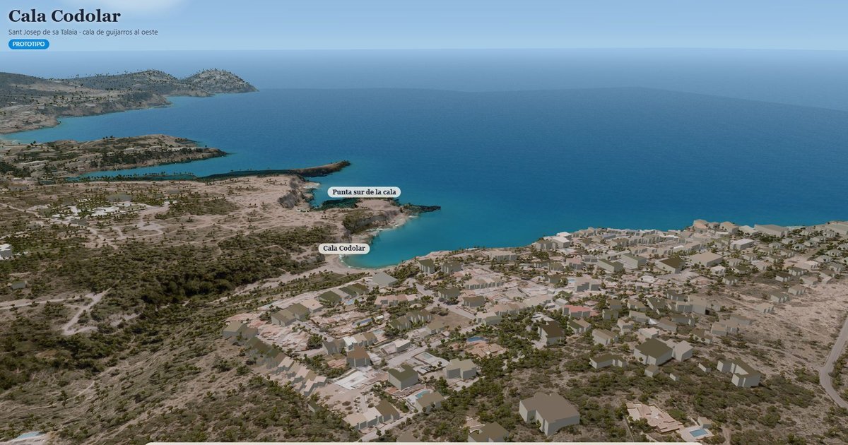 Virtueller 3D-Rundgang · Cala Codolar