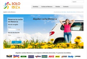 alquiler coches Menorca