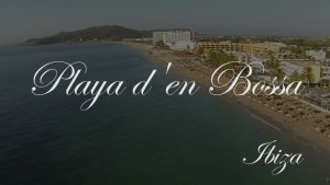 La plage d’ Bossa vu du ciel