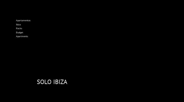 Apartamentos Ibiza Rocks Budget Apartments, opiniones y reserva